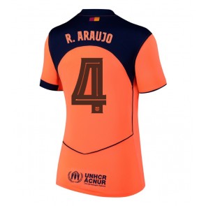 Lacne Ženy Futbalové dres Barcelona Ronald Araujo #4 2025-26 Krátky Rukáv - Tretina